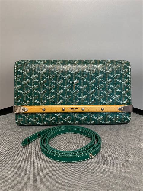 goyard monte carlo clutch green|monte carlo pm clutches.